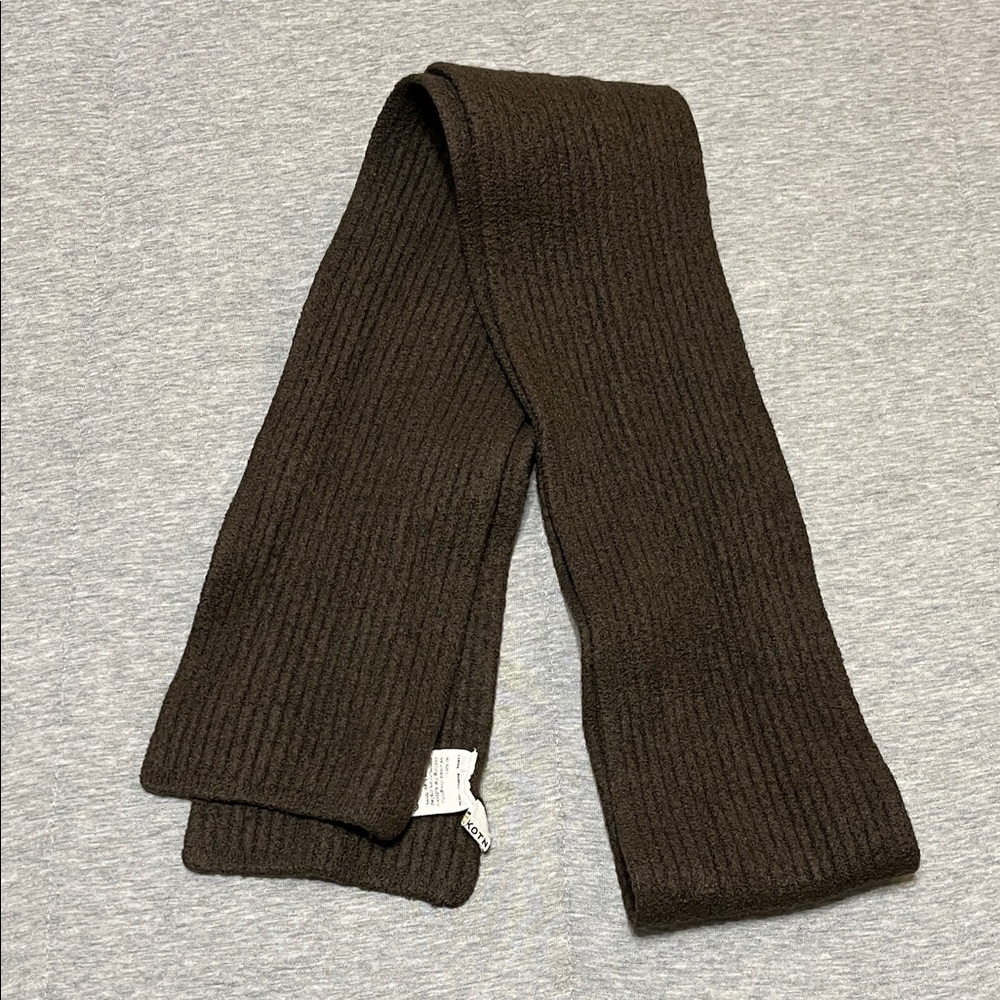 KOTN Chocolate Brown Merino Wool Scarf